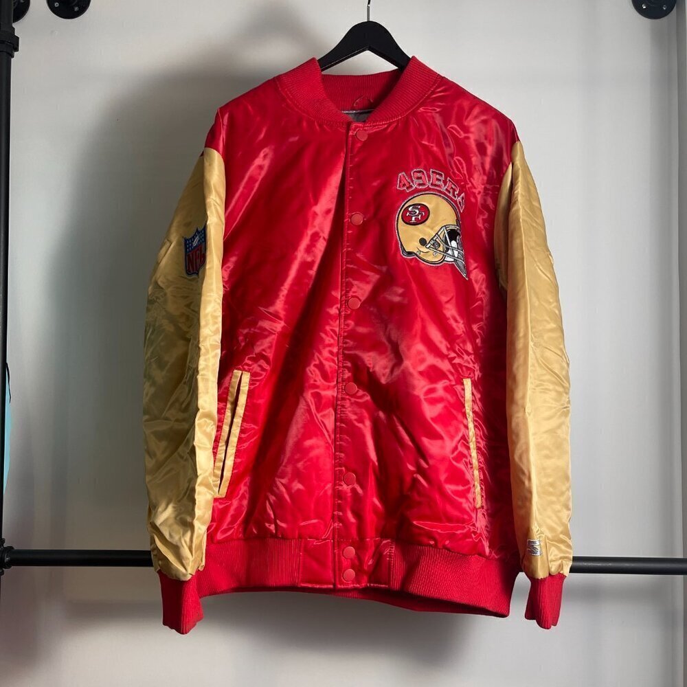 Starter San Francisco 49ers Satin Jacket size 2XL